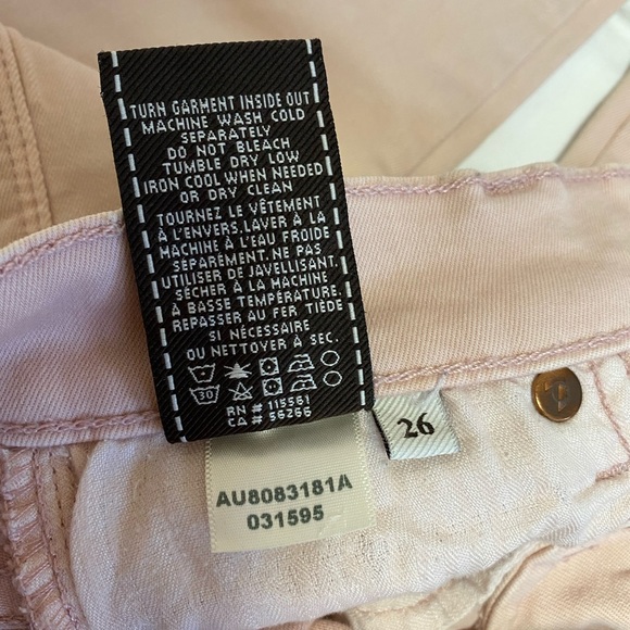 7 For all Mankind Pink Jeans - Picture 8 of 8